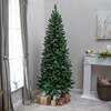 Wentworth Artificial PVC Green Slim Christmas Tree 6FT, 7FT, 6ft (1. 8m)