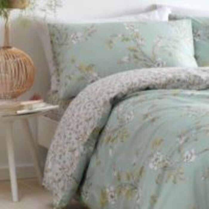 Student Bedding Set Single Pack- Patterns & Florals - Floral Green