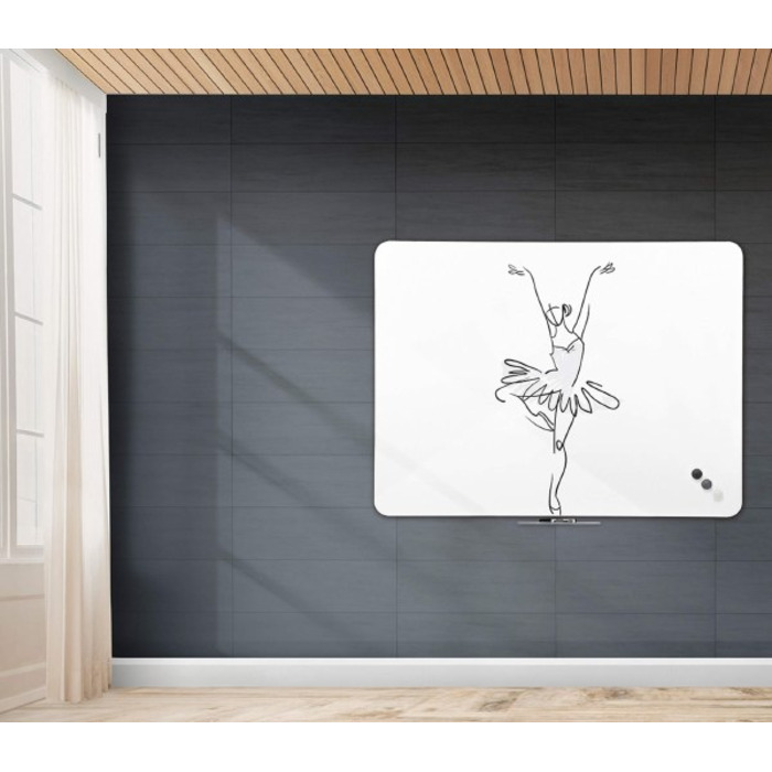 Naga Frameless Magnetic Whiteboard