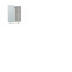 A08 Mobile Shelving Unit with Glass Writing Board
