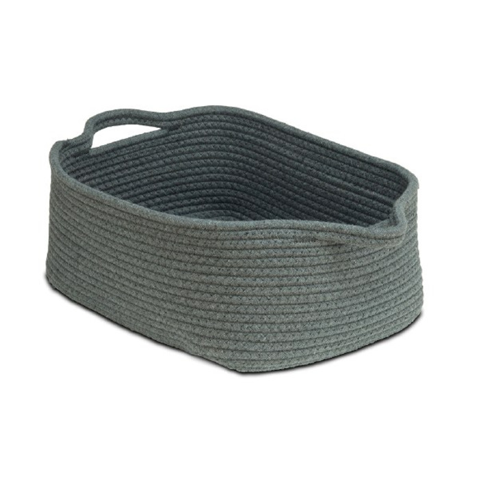 Shallow Rope Storage Baskets, Set of 6