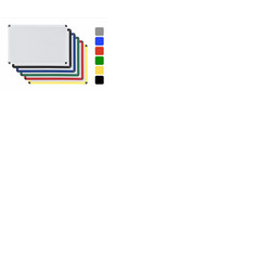 Coloured Frame Magnetic Whiteboards