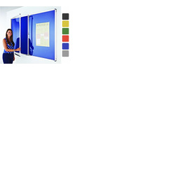 Coloured Frame Tamperproof Noticeboard