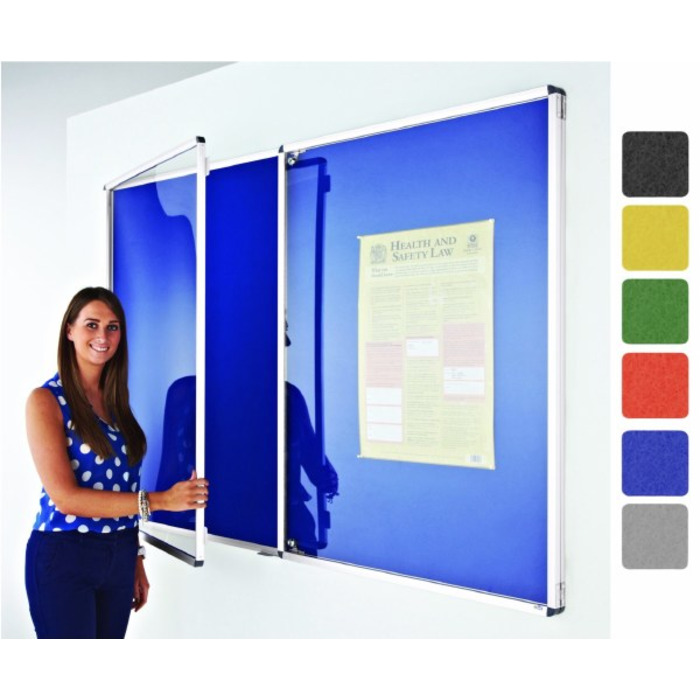 Coloured Frame Tamperproof Noticeboard