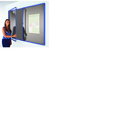 Coloured Frame Tamperproof Noticeboard