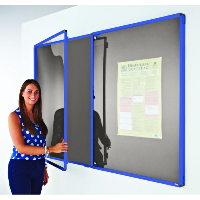 Coloured Frame Tamperproof Noticeboard
