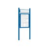 Premium Post Mounted Outdoor Noticeboard