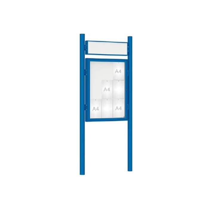 Premium Post Mounted Outdoor Noticeboard