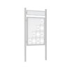 Premium Post Mounted Outdoor Noticeboard
