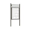 Premium Post Mounted Outdoor Noticeboard