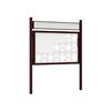Premium Post Mounted Outdoor Noticeboard
