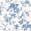 Amelie Chinoiserie Bird Wallpaper Blue / White Rasch 260554
