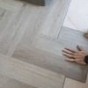 Icona Herringbone 6. 5mm Quayside Umber Luxury Vinyl Click Flooring
