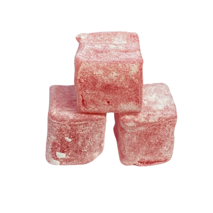 Gourmet Rose Turkish Delight Cubes 200g