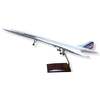 Model Plane Concorde Air France Replica Realistic Large Scale with Voice Automated Lights