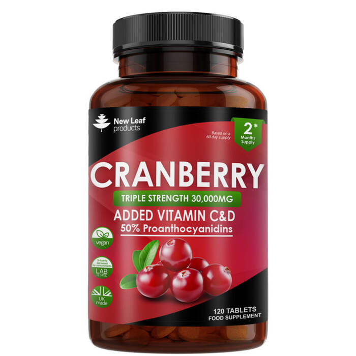 Cranberry Vitamin C and D Tablets