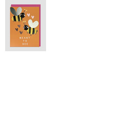 Meant to Bee — Foil Greeting Card