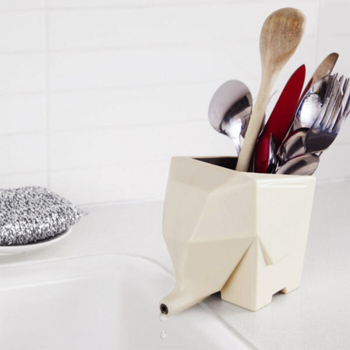Jumbo Cutlery Drainer - Cream