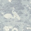 Izumi Crane Wallpaper Blue Belgravia 742