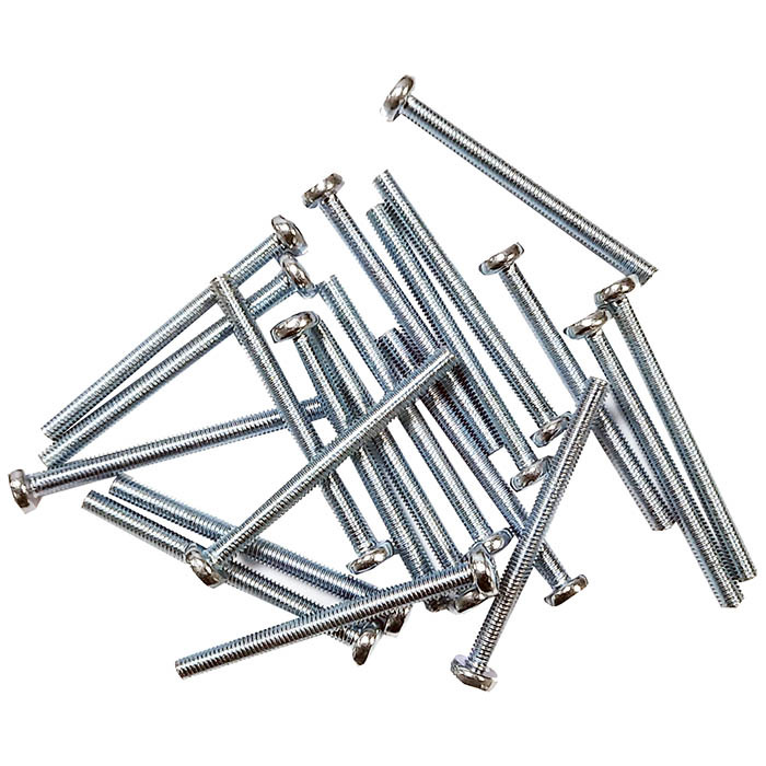 M6 Pan Head Bolt Pack of 20 - 70mm