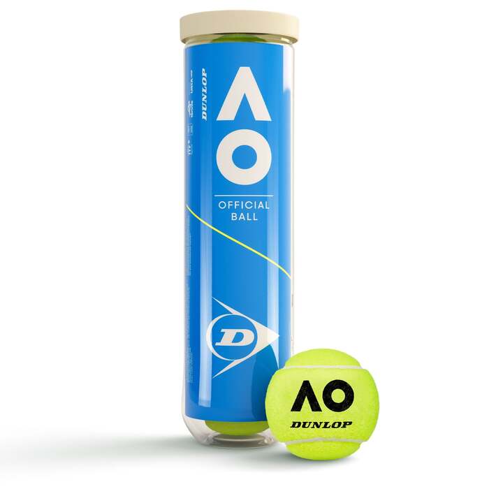 Dunlop Australian Open Tennis Balls - Tube of 4
