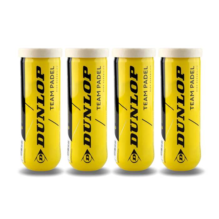 Dunlop Team Padel Balls - 1 Dozen