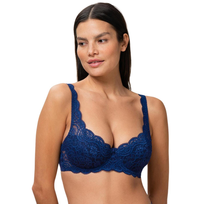 Triumph Amourette 300 Padded Bra - Deep Water Blue - 32C