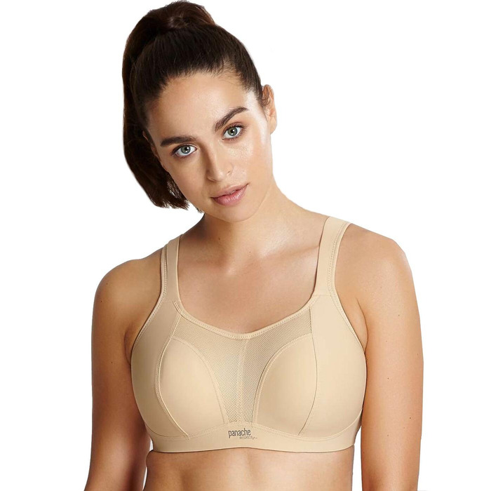 Panache Non Wired Sports Racerback Bra - Latte - 34H