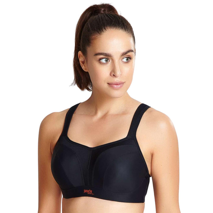 Panache Underwired Ultimate Sports Bra - Black - 34G