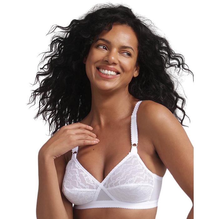 Playtex Cross Your Heart Non Wired Bra - White - 34B