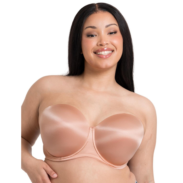 Curvy Kate Smoothie Strapless Moulded Bra - Latte - 32HH