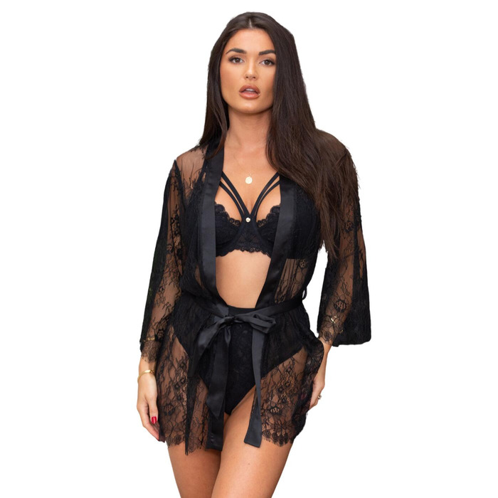 Pour Moi For Your Eyes Only Lace Gown