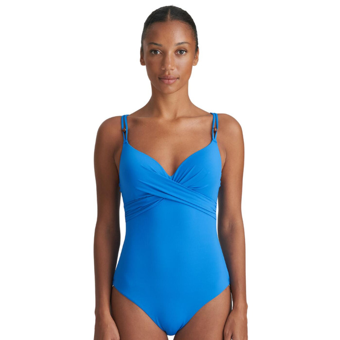 Marie Jo Flidais Plunge Swimsuit - Blue Mistral - 36A
