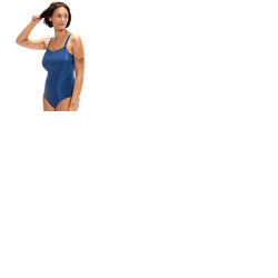 Speedo Cystallux Printed Swimsuit