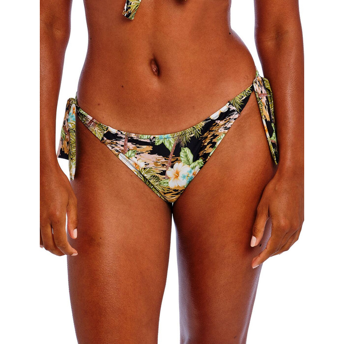 Freya Bahama Shores Tie Side Bikini Brief - Black - 2XL - 18