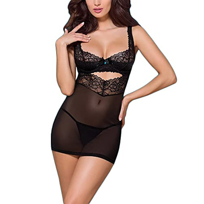 Obsessive Chemise and Thong Set