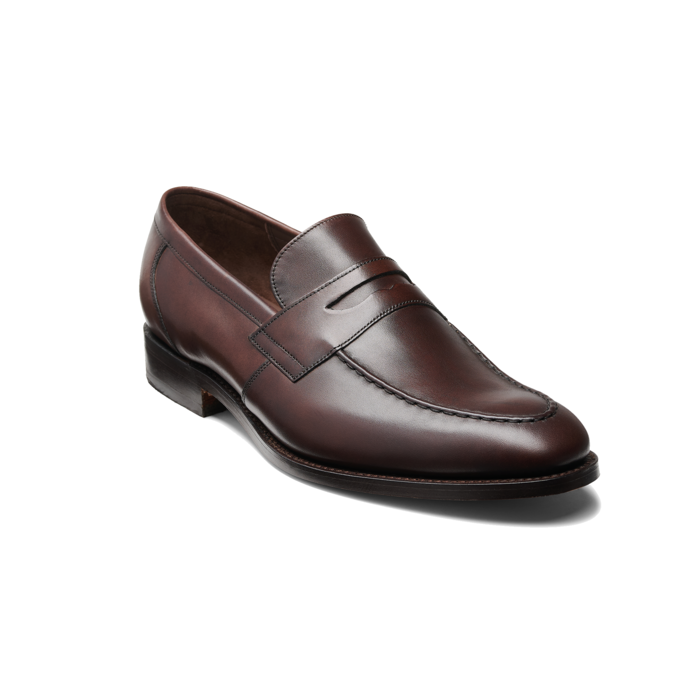 Warner - Walnut Hand Painted, 14 / F / 7mm Leather Sole