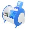 EXERZ Desk Organiser/Pen Holder/Desk Tidy incl. Stationery Accessories (Blue)