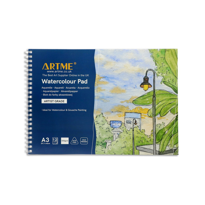 Artme A3 Watercolour Pad 12sheets 300g
