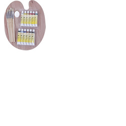 Exerz Paint Brushes & Palette Set