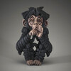 "Edge Sculpture Baby Chimpanzee "Speak No Evil"