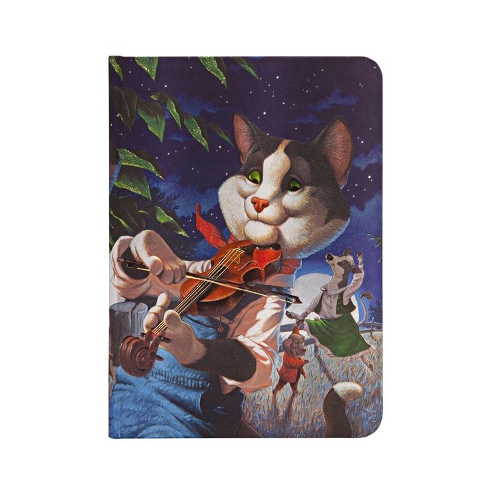 Paperblanks Cat and the Fiddle Midi Lined Journal