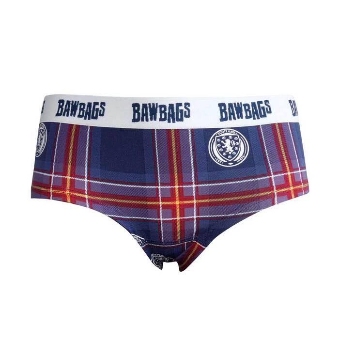 Bawbags Women's Scotland National Team Tartan Cotton Underwear 16