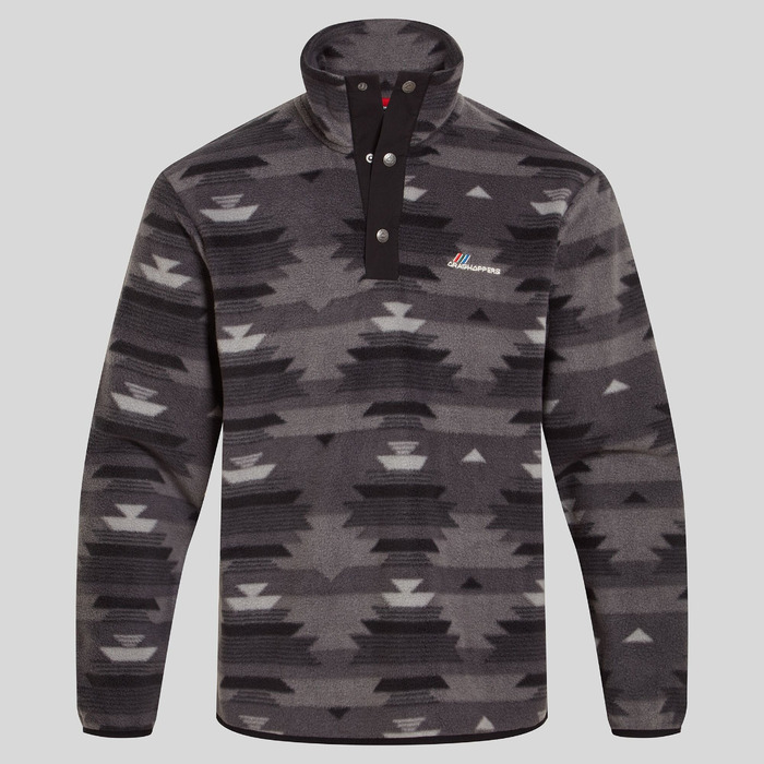 Craghoppers Men's Dewlish Overhead Fleece Dark Iron Print-S