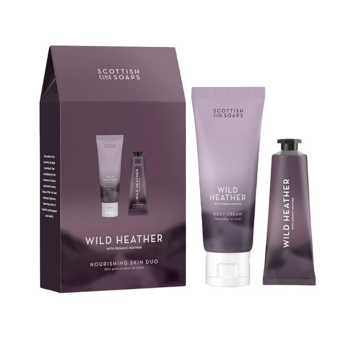 Scottish Fine Soaps Wild Heather Nourishing Skin Duo