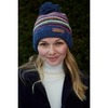 Pachamama Denver Stripe Bobble Beanie