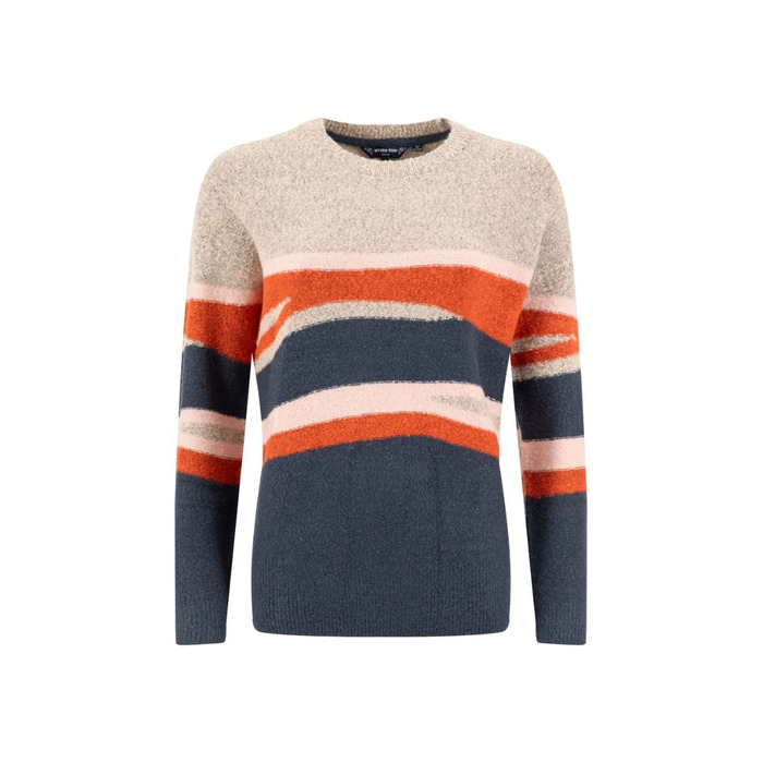 Weird Fish Chiltern Intarsia Knitted Jumper Chalk 8