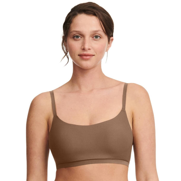 Chantelle Soft Stretch Padded Bralette - Cocoa - XS/S