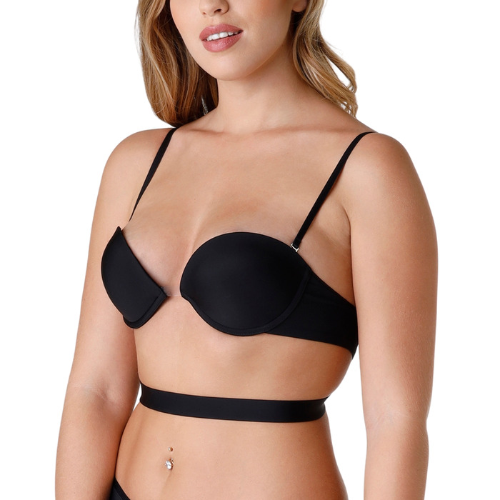Wonderbra Ultimate Silhouette Plunge Bra - Black - 34D