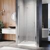 ELEGANT 800mm Frameless Bifold Hinged Shower Door 6mm Tempered Glass Shower Screen